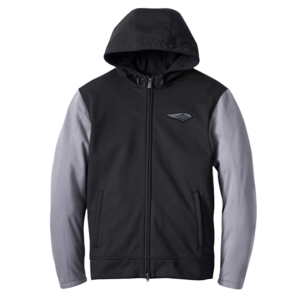 Harley-Davidson 120th Anniversary Deflector Riding Fleece Hooded Jacket (XL)